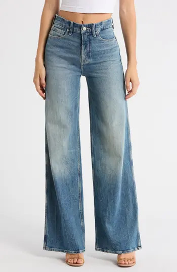 Good American Good Skate Wide Leg Jeans in Indigo869 at Nordstrom Rack, Size 4 | Nordstrom Rack