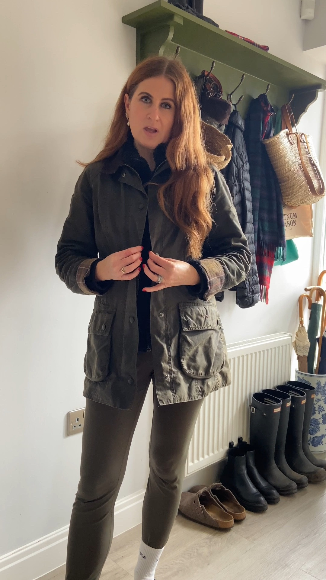 The perfect Autumn Transition Jacket. The Barbour Waxed Jacket. Re-sharing from last year as this is by far my most worn Autumn Jacket. I am wearing the Olive shade.🫒🌳

#LTKuk #LTKautumn #LTKstyletip