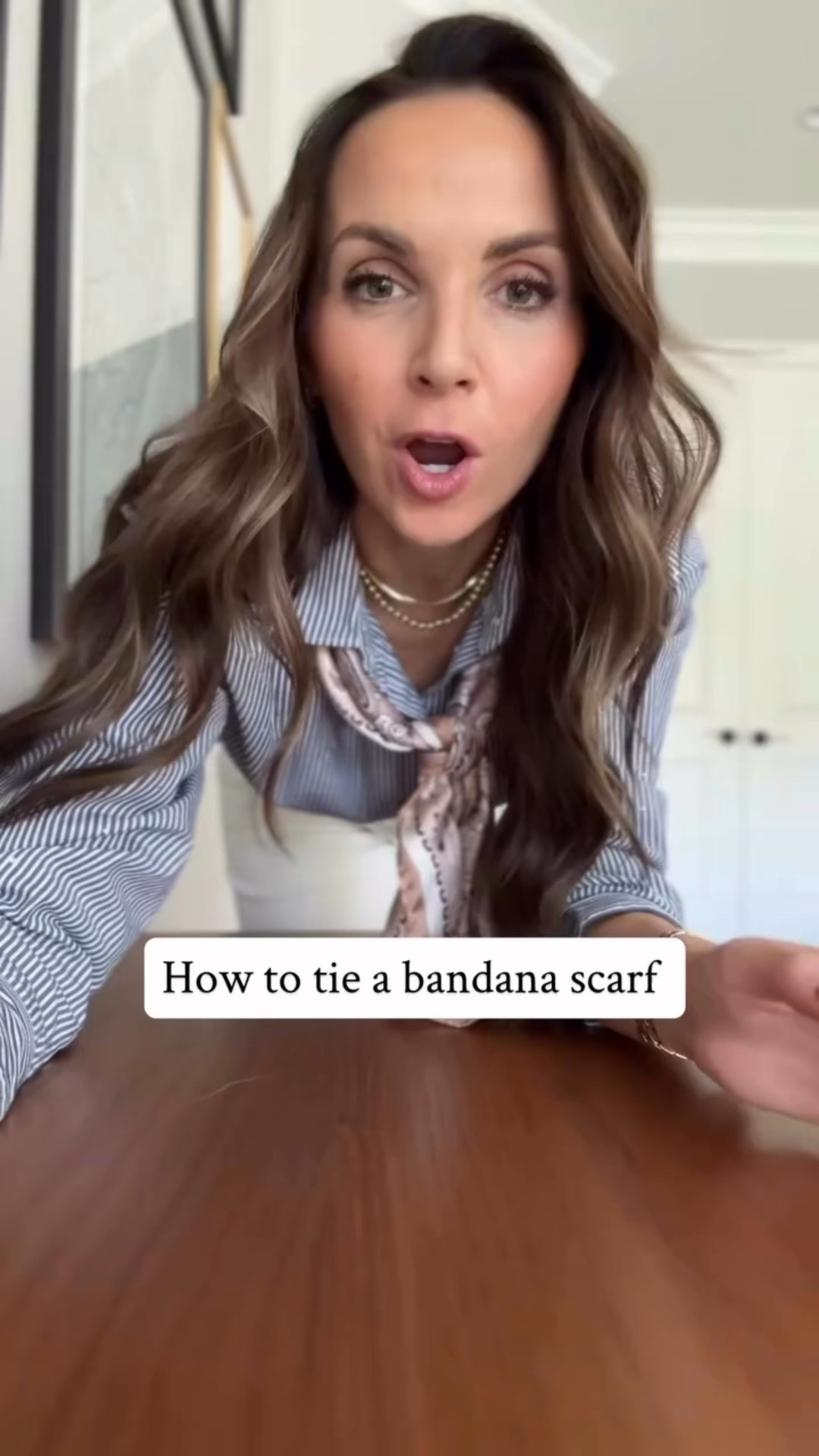 How to tie a scarf! 

#LTKStyleTip