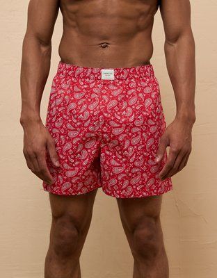 AEO Paisley Stretch Boxer Short | American Eagle Outfitters (US & CA)