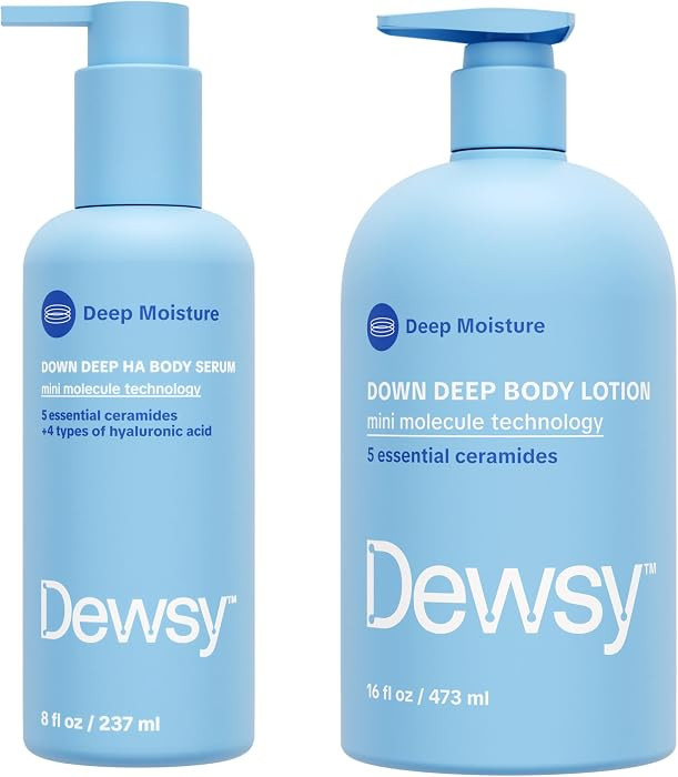 Hyaluronic Acid Body Serum + Ceramide Body Lotion Scented Bundle | Amazon (US)