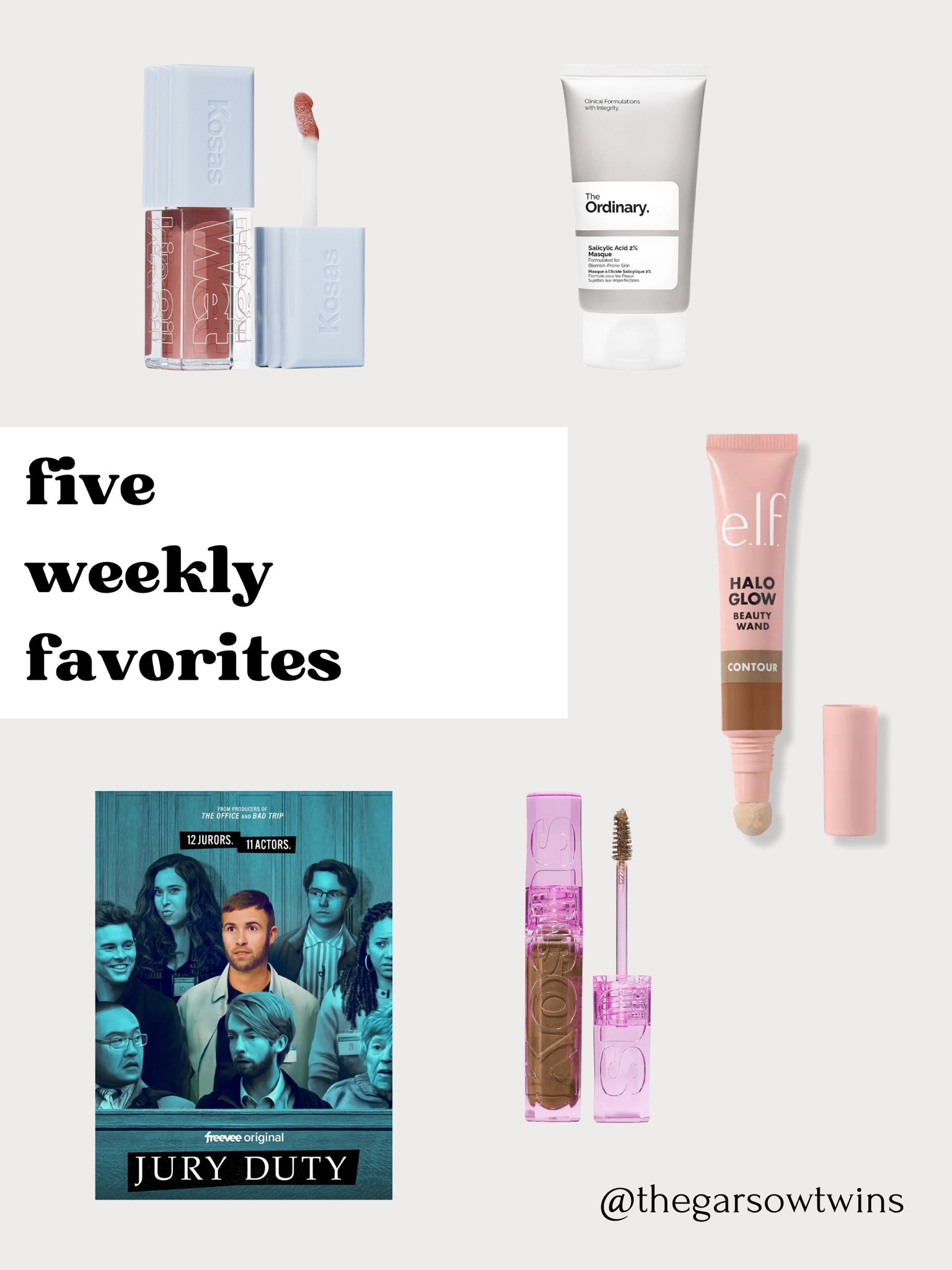 Five weekly faves (full video on YouTube) 

#LTKbeauty #LTKFind #LTKBeautySale
