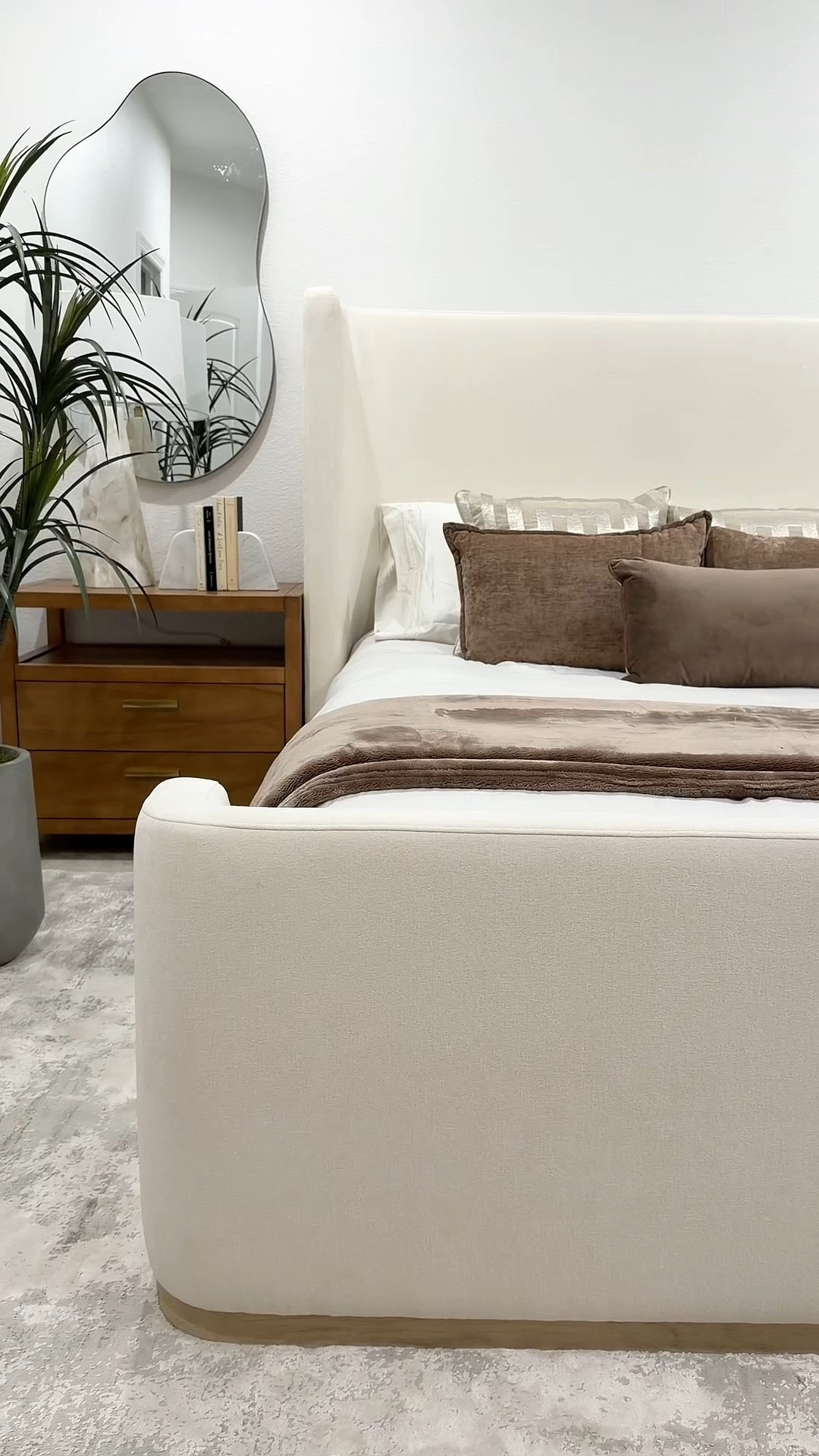 Guest Bedroom Makeover ! Love this Ivory bed from Z Gallerie!

#LTKHome #LTKSaleAlert #LTKmomlife