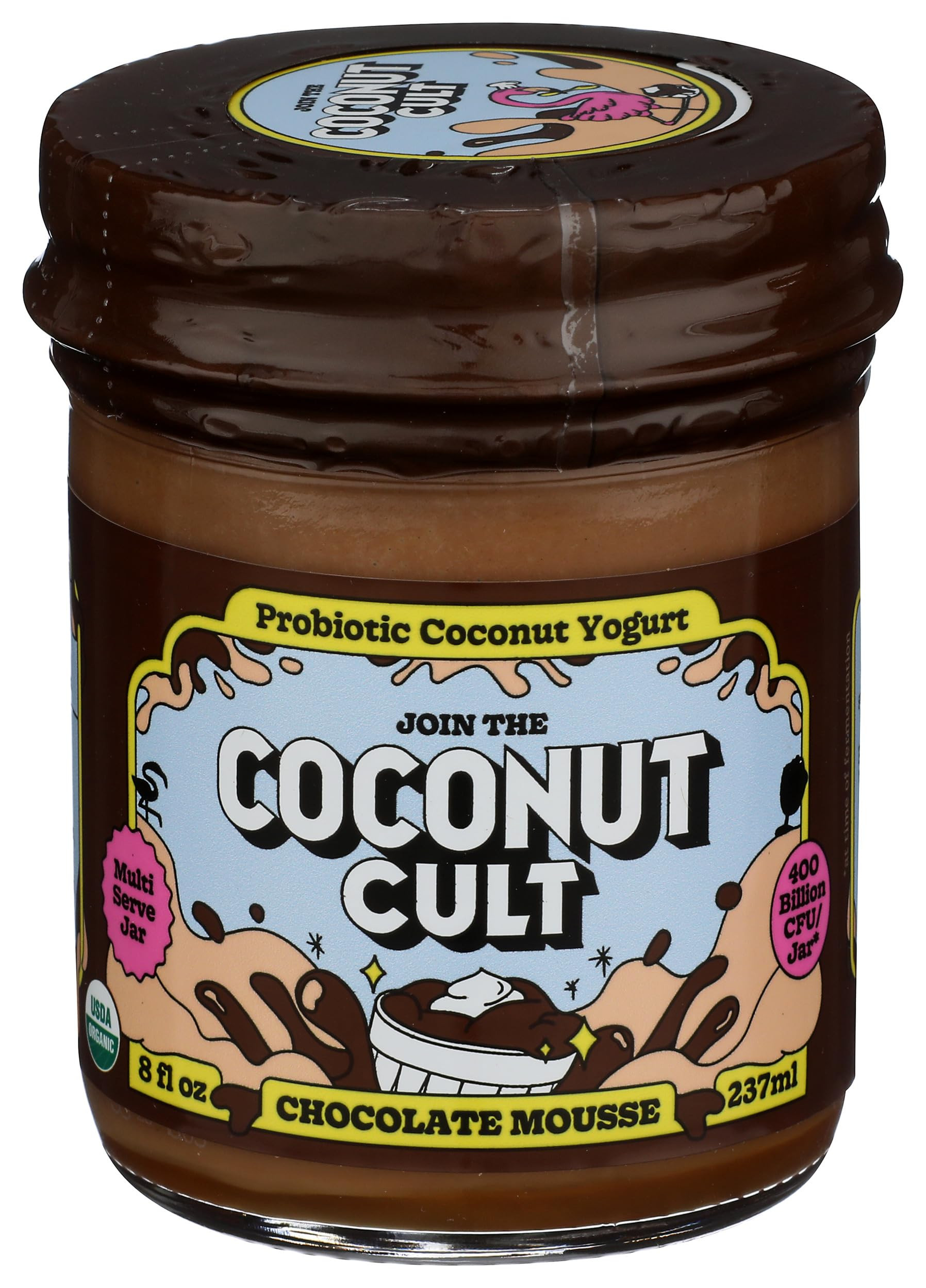 The Coconut Cult, Yogurt Coconut Chocolate Mousse Organic, 8 Fl Oz | Amazon (US)
