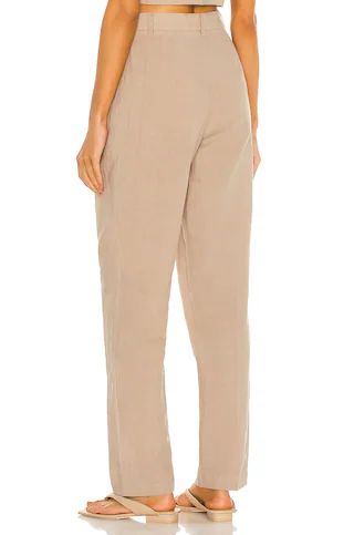 L'Academie The Alaina Pant in Mocha Beige from Revolve.com | Revolve Clothing (Global)