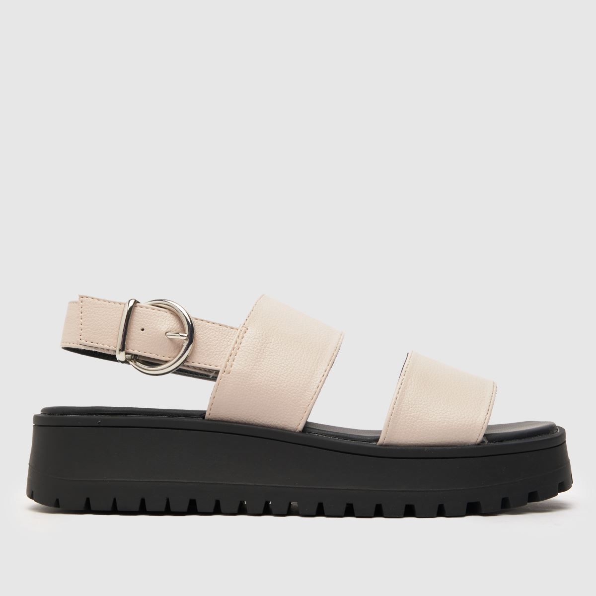 schuh tanya chunky flatform sandals in natural | Schuh