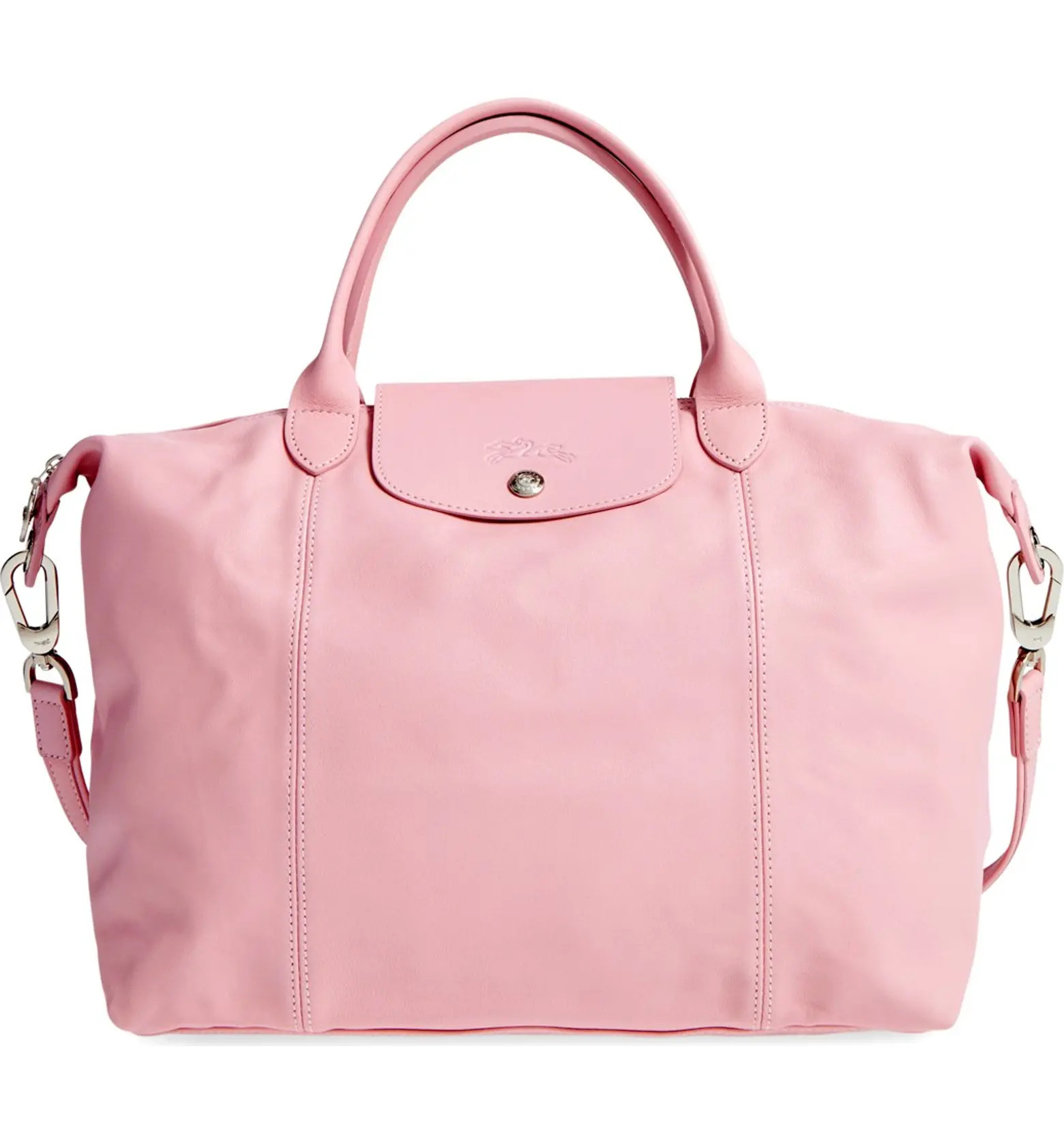 Longchamp Medium 'Le Pliage Cuir' Leather Top Handle Tote | Nordstromrack | Nordstrom Rack