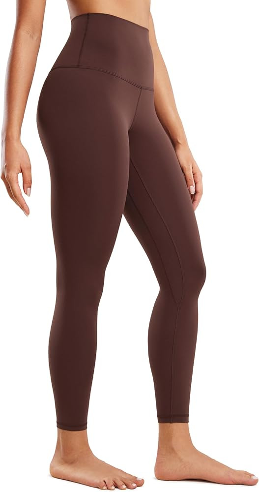 CRZ YOGA Super High Waisted Butterluxe Workout Leggings 25'' - Over Belly Buttery Soft Full Lengt... | Amazon (US)