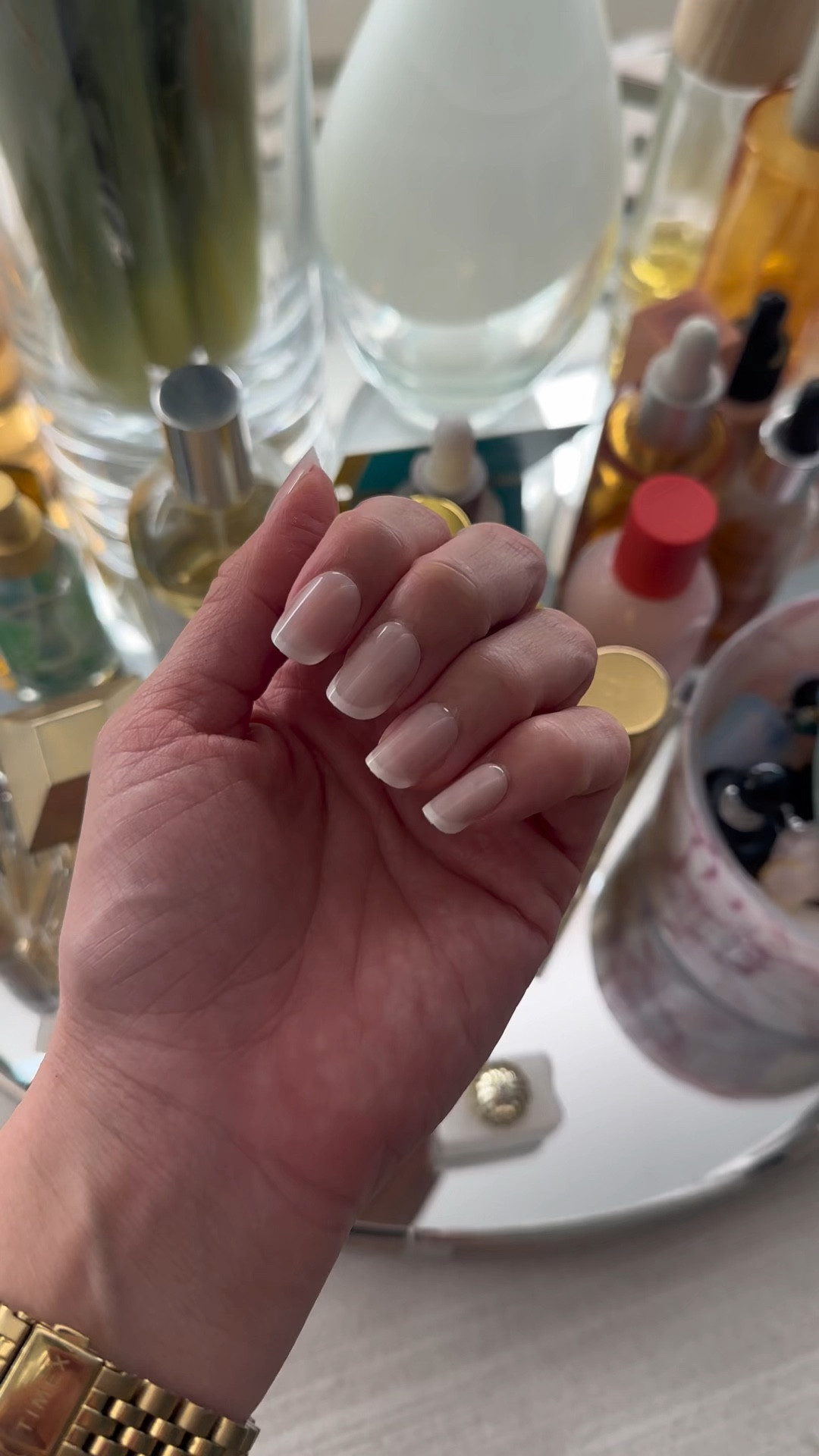 I haven't had time to go get my nails done so I needed a quick fix. I went to target and got these French manicure press on nails. I've done this a couple times now and they work really well for me.

#LTKstyletip #LTKwedding #LTKbeauty