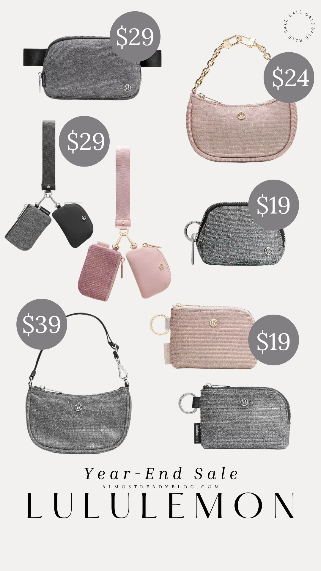 Lululemon Year-End Sale, Lululemon bags on sale, Lululemon accessories on sale, amanda west, almost ready blog. 

 

#LTKSaleAlert #LTKFindsUnder100