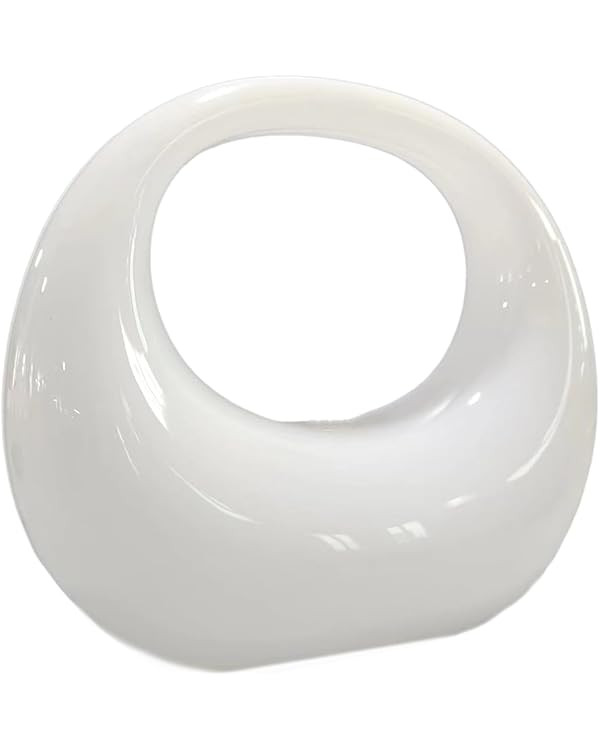 Acrylic Evening Clutch Purse Top-handle Moon Hobo Bag, Elegant Marble Handbag for Wedding Cocktai... | Amazon (US)