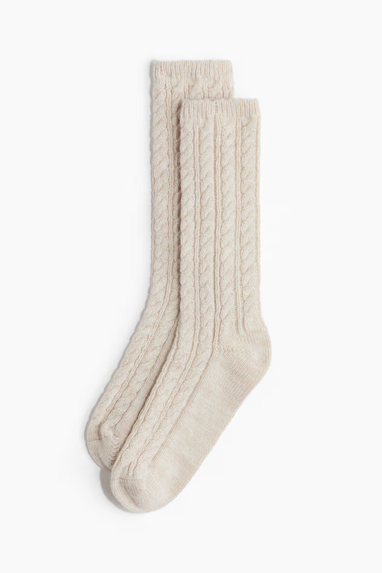 Cable-knit socks | H&M (UK, MY, IN, SG, PH, TW, HK)