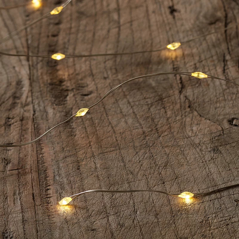 Silver Micro Lights – 100 Bulbs | The White Company (UK)