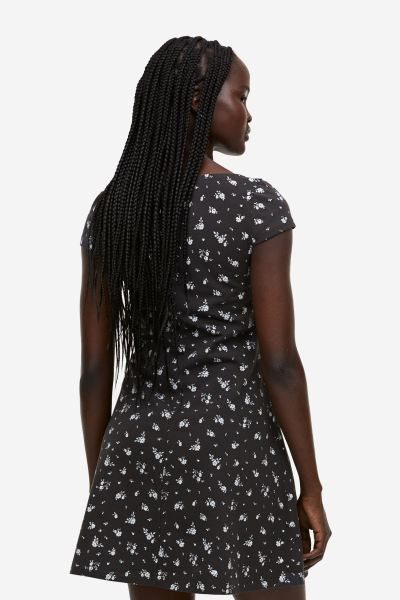 Cap-sleeved Jersey Dress | H&M (US + CA)