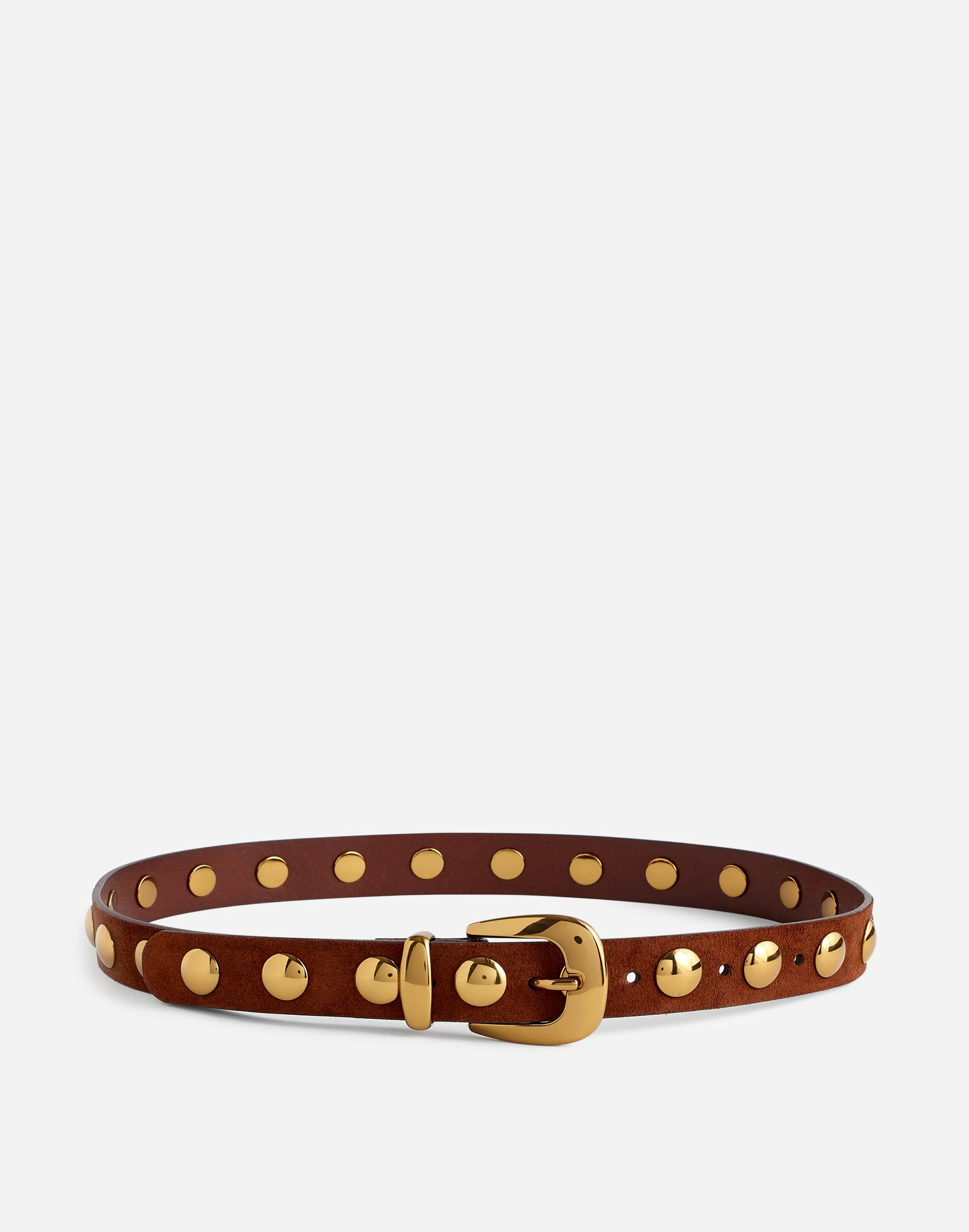 Studded Western Belt in Suede | Madewell
