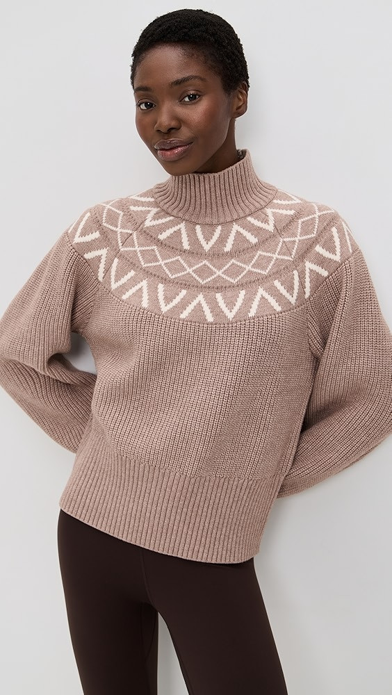 Marcie Fair Isle Yoke Knit Sweater | Shopbop