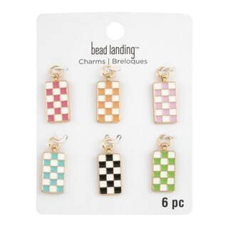 Checkerboard Charms by Bead Landing™ | Michaels | Michaels Stores