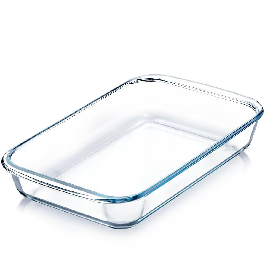 2 Quart Glass Baking Dish for Oven, Single Serving Glass Pan for Cooking Casserole Dish Rectangul... | Amazon (US)