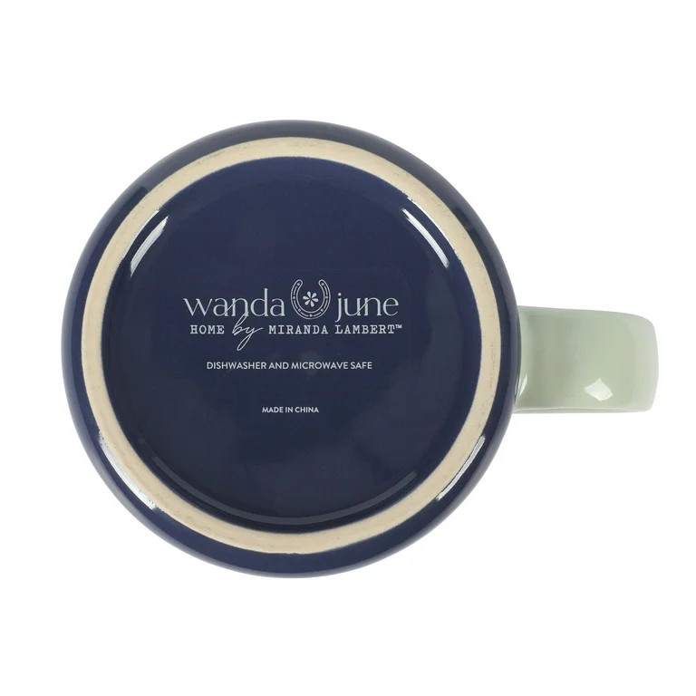 Wanda June Home Bless Your Heart Blue 20-ounce Stoneware Mug by Miranda Lambert | Walmart (US)