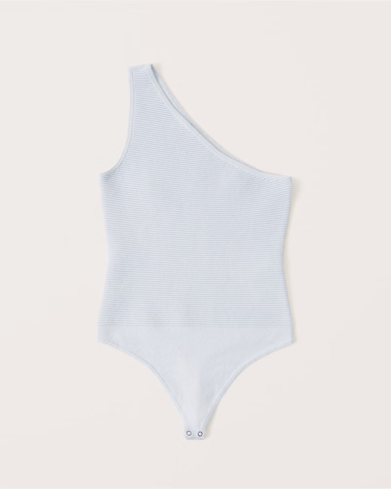Ribbed One-Shoulder Bodysuit | Abercrombie & Fitch (US)