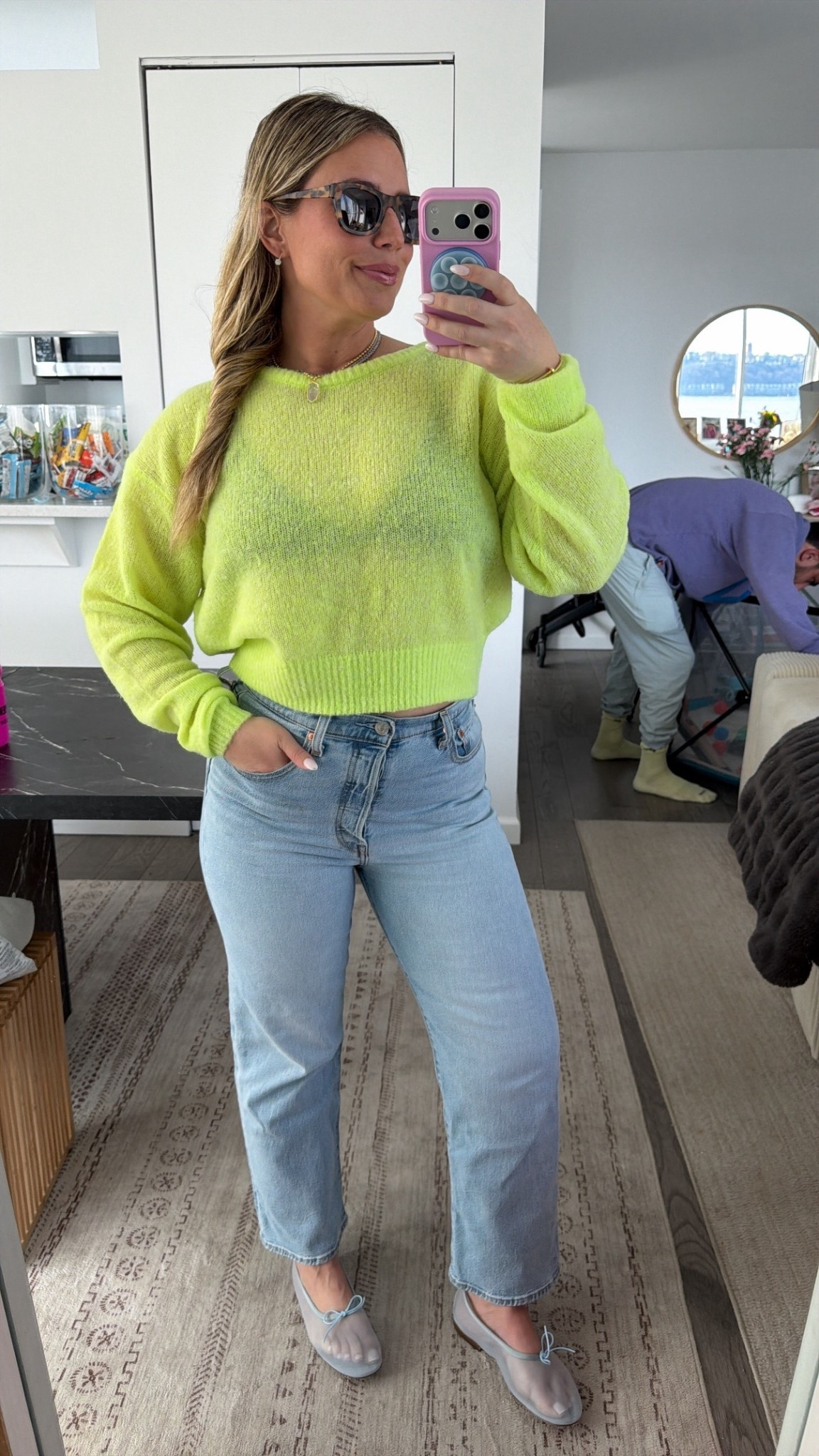 Easy spring looks for everyday :).
I'm wearing a size small in the sweater. Order jeans true to size!

#LTKOver40 #LTKSeasonal #LTKmomlife