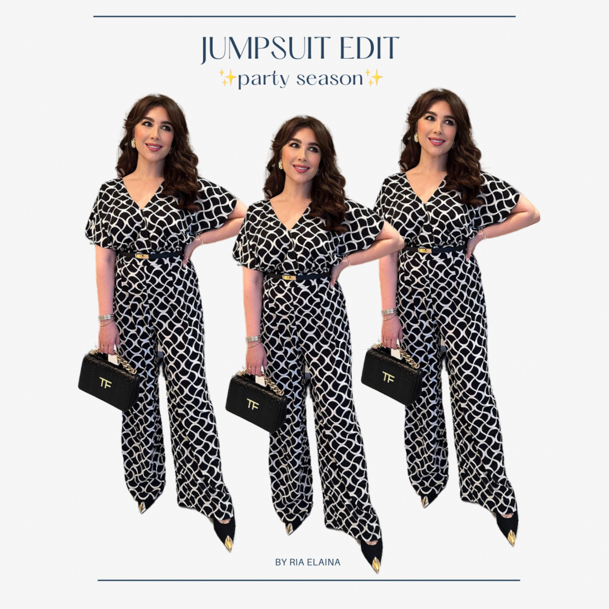 Jumpsuits for the party season #jumpsuit #geometric

#LTKeurope #LTKstyletip #LTKpartywear