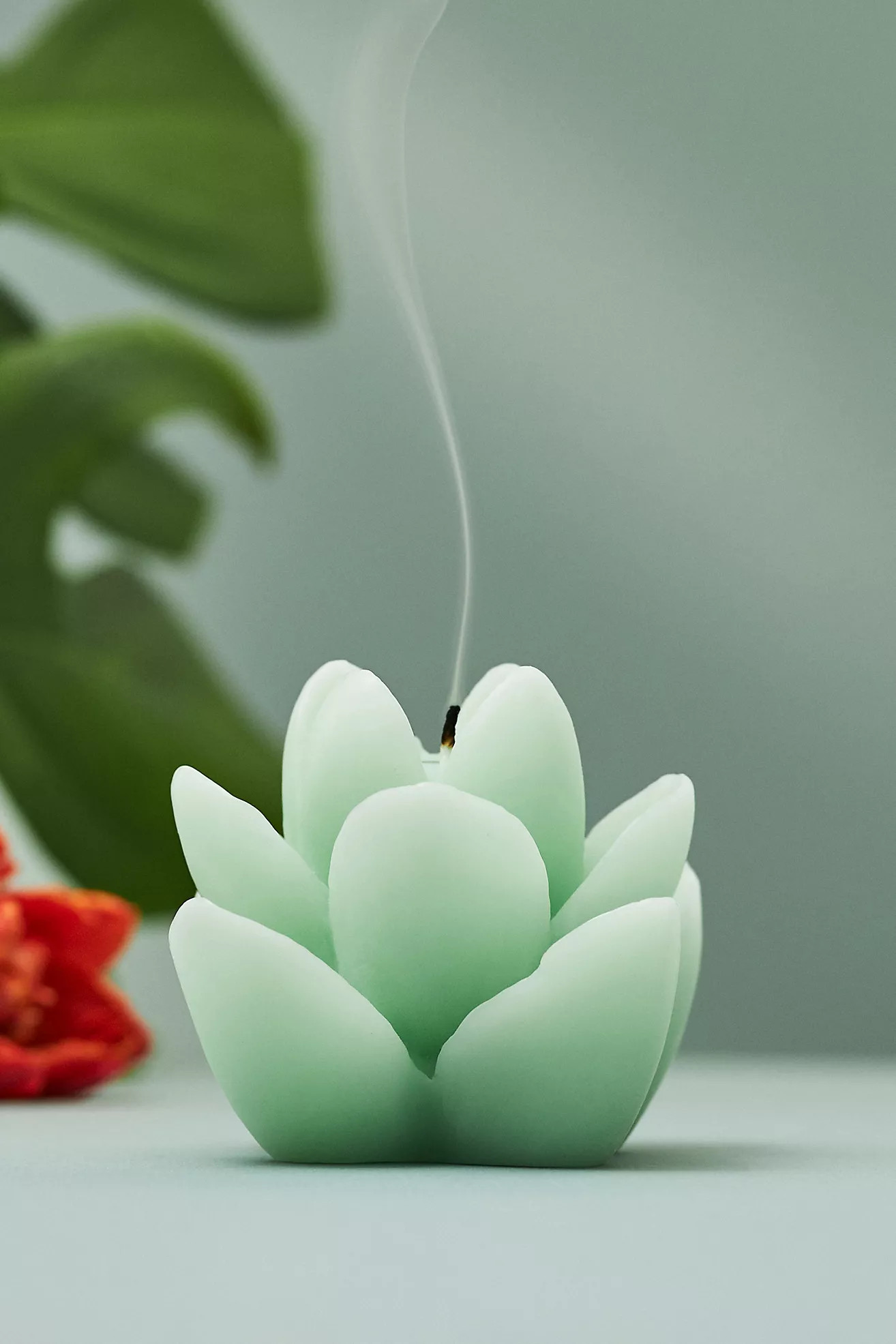 Vera Lotus Shaped Wax Candle | Anthropologie (US)