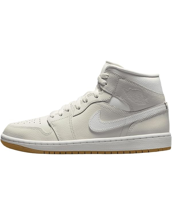 Jordan Air 1 Mid Women's Shoes (BQ6472-021, Phantom/Gum Light Brown/White) | Amazon (US)