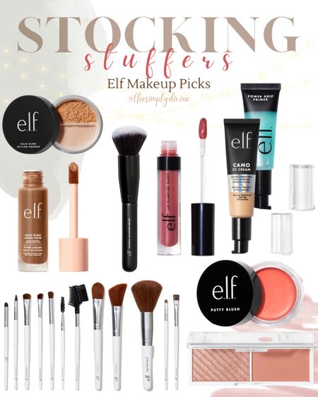 Stocking stuffers from E.L.F.! 😍🎄

| ELF | beauty | skincare | makeup | blush | lip gloss | lipstick | concealer | foundation | highlighter | gift guide | gifts for her | holiday | seasonal | 

#LTKGiftGuide #LTKunder50 #LTKbeauty