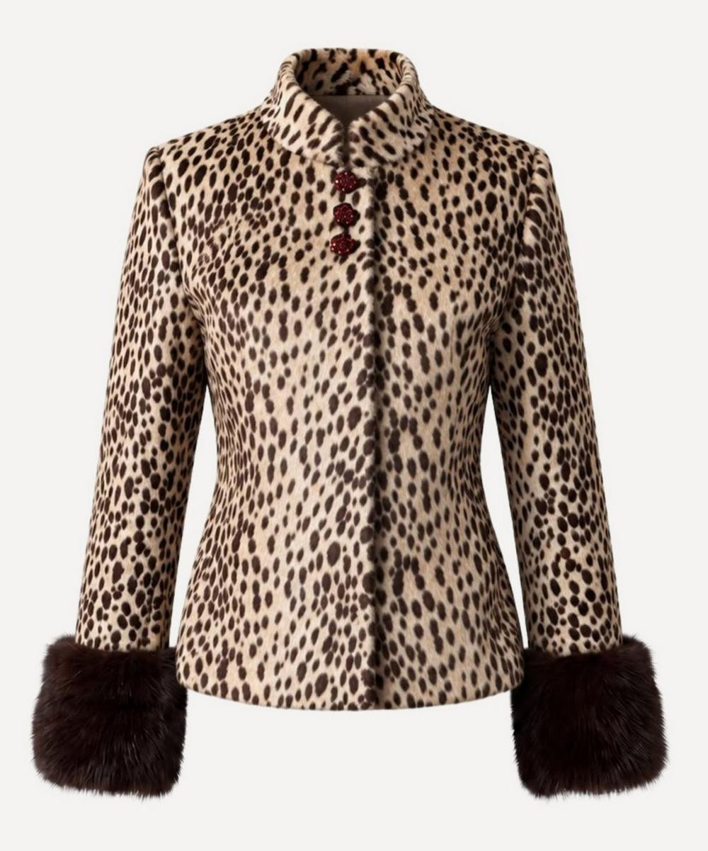 Dolly Leopard Faux-Fur Jacket | Liberty UK