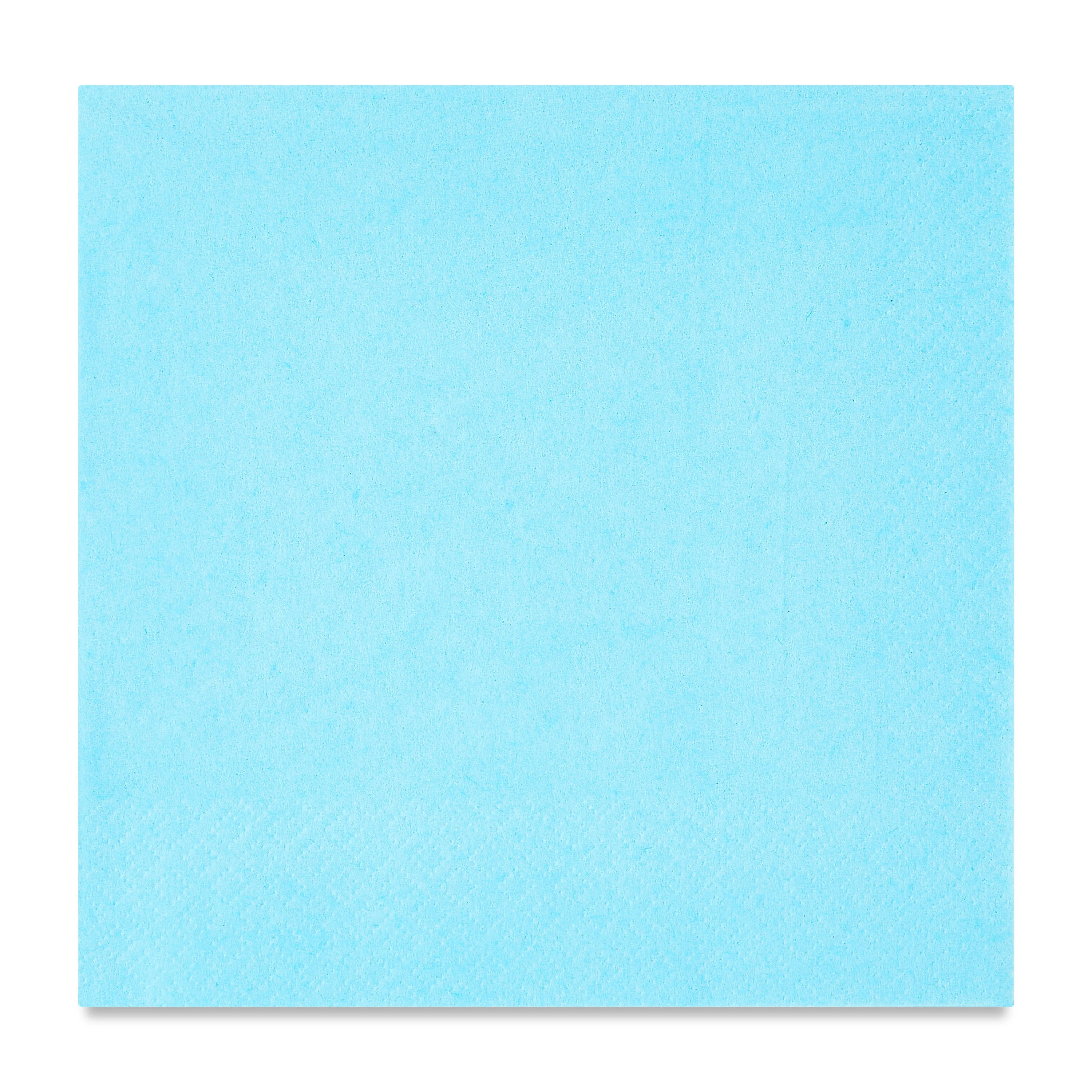 6.5" x 6.5" Disposable Light Blue Paper Napkins, 24 Count, by Way To Celebrate | Walmart (US)