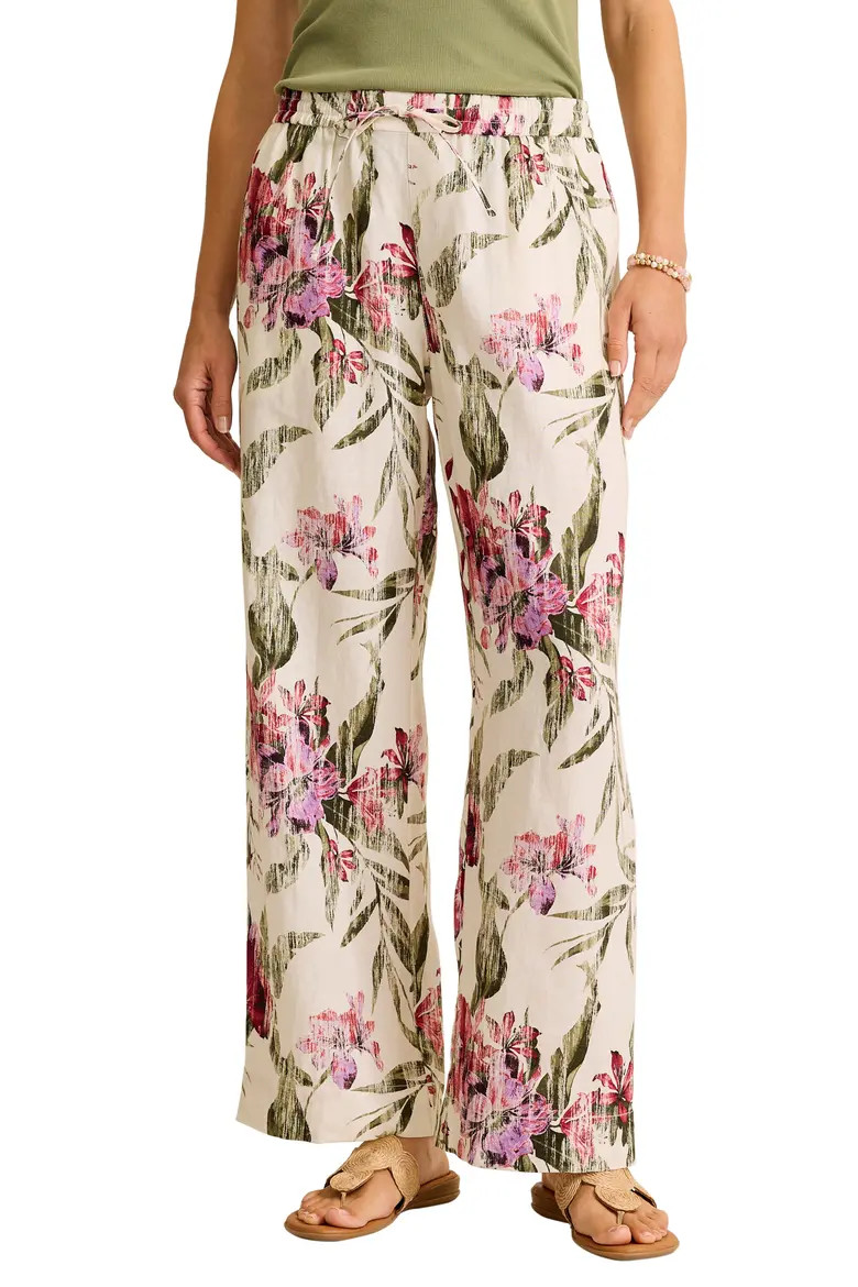 Tommy Bahama Orchid Isle Easy Linen Wide Leg Pants (Women) | Nordstromrack | Nordstrom Rack