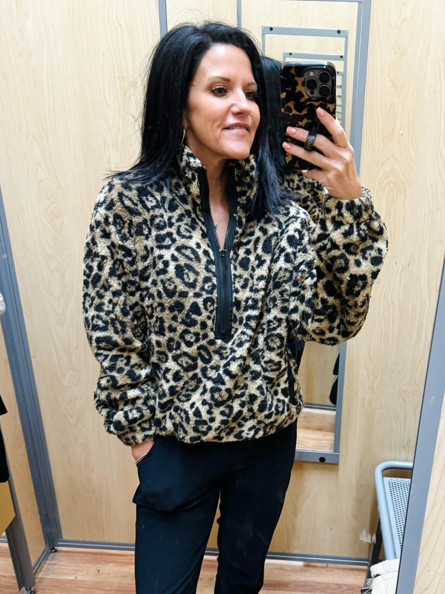 If you’re looking for leopard to add to your mix • soft fleece pullover from WalMart for $10 • wearing medium for a little oversized fit 

#LTKFindsUnder50 #LTKActive #LTKOver40