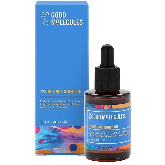 Good Molecules 1% Retinol Night Oil 12ml/0.40oz - Facial Oil With Retinol, Plum and Rosehip Seed ... | Amazon (US)