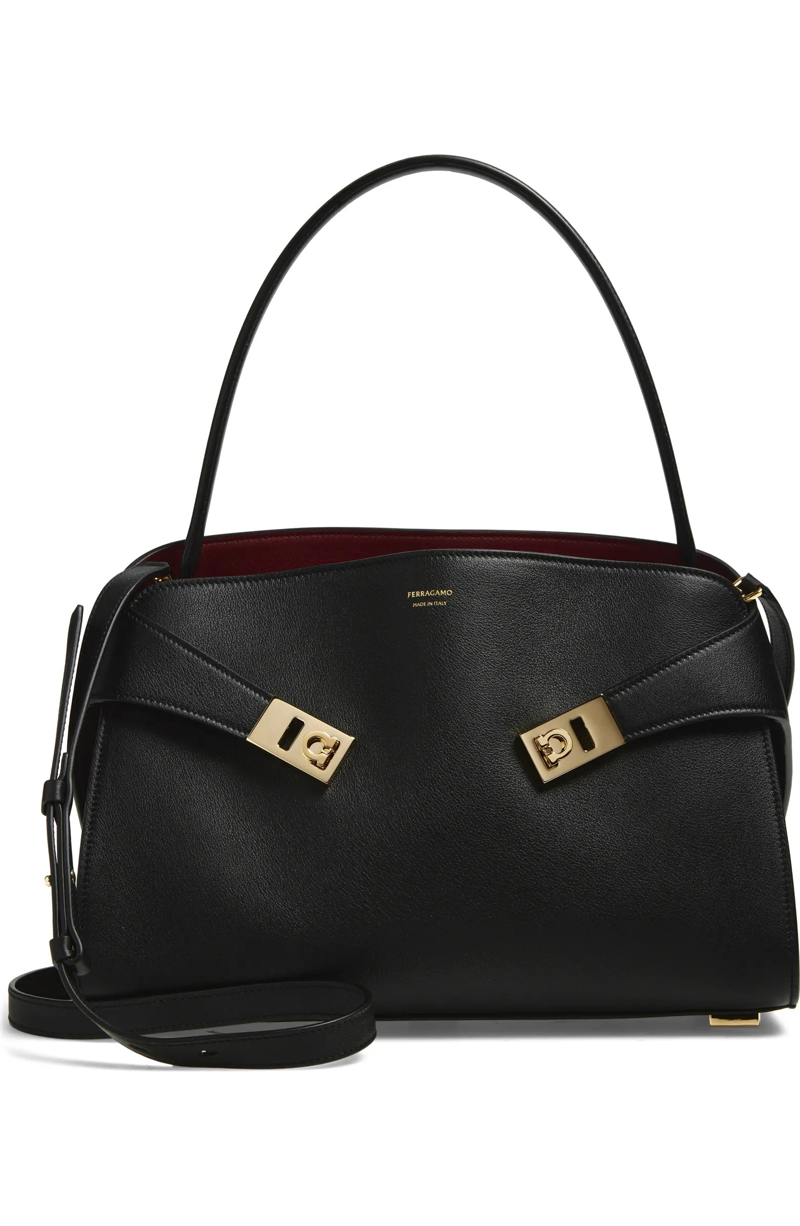 Small Hug Leather Shoulder Bag | Nordstrom