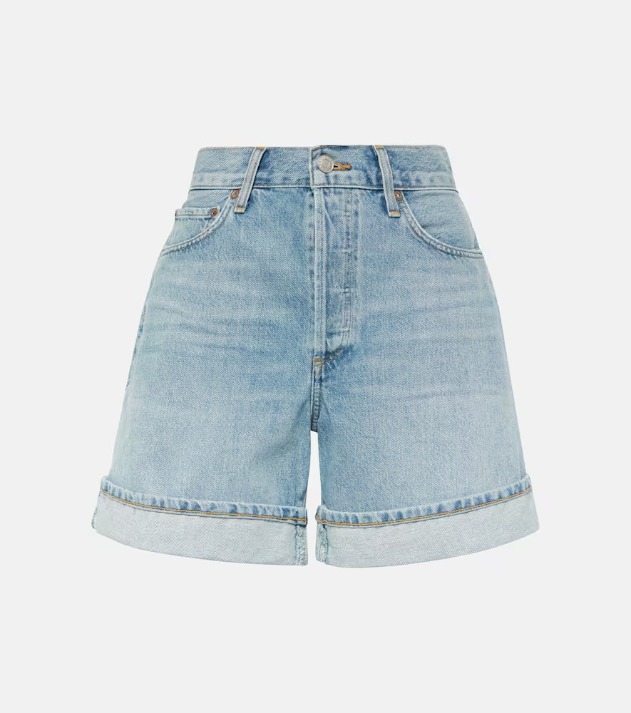 Agolde Dame high-rise denim shorts | Mytheresa (UK)