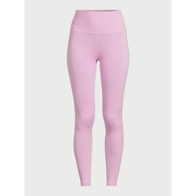 Love & Sports Women’s Seamless Mid-Rise Leggings, 25” Inseam, Sizes XS-XXL | Walmart (US)