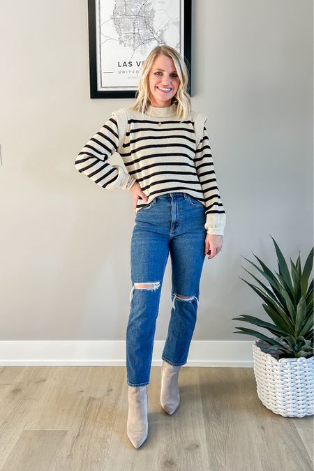 Thanksgiving outfit idea
Sweater- small
Jeans- 2/short
Booties- 7.5

#LTKstyletip #LTKSeasonal #LTKfindsunder100