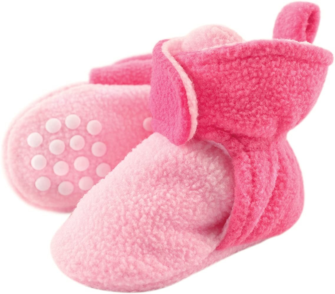 Luvable Friends Unisex Baby Cozy Fleece Booties | Amazon (US)