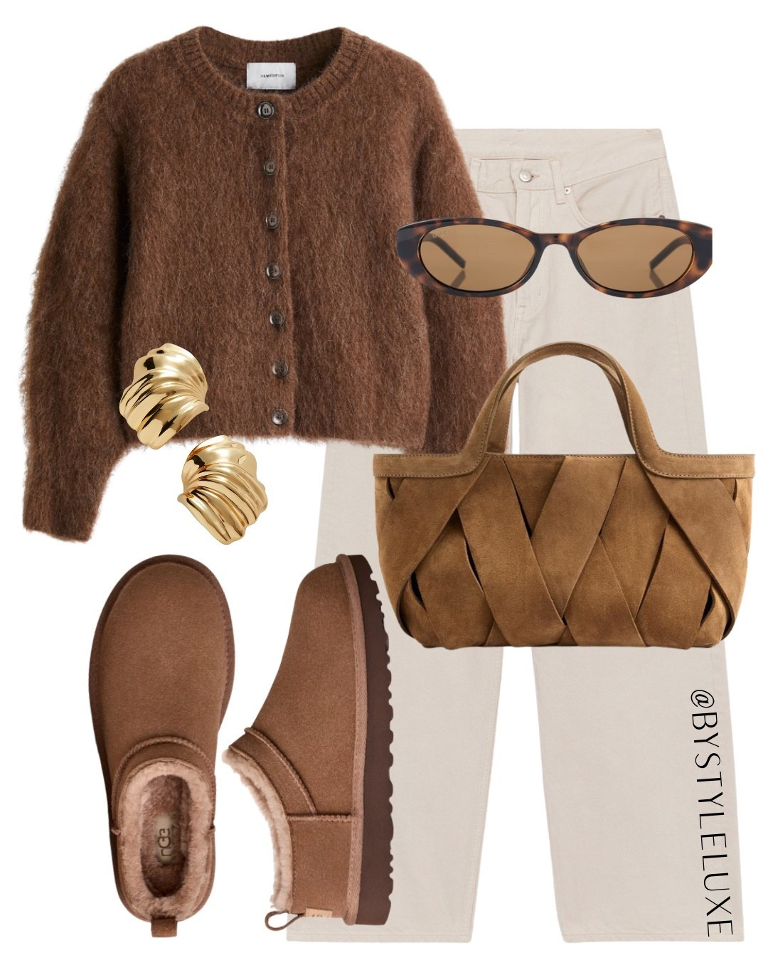 CARDIGAN - love the tones in this outfit, perfect cosy everyday look for autumn

#ugg #autumnoutfit #jeans 

#LTKautumn #LTKjeans #LTKshoes