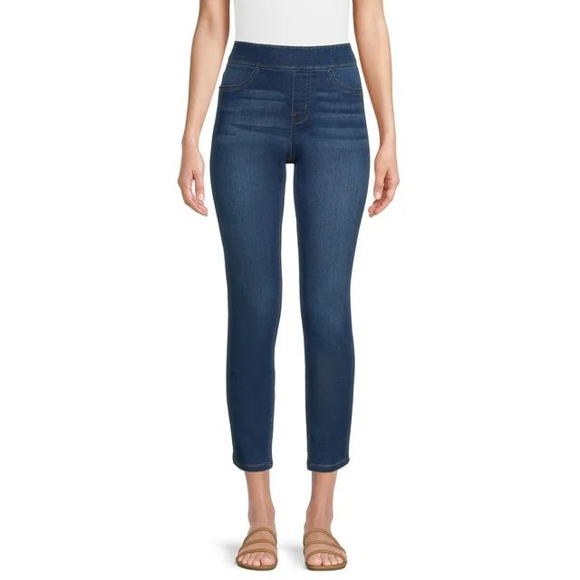 The Pioneer Woman Pull-On Denim Jeans, Women's, Sizes XS-3X | Walmart (US)