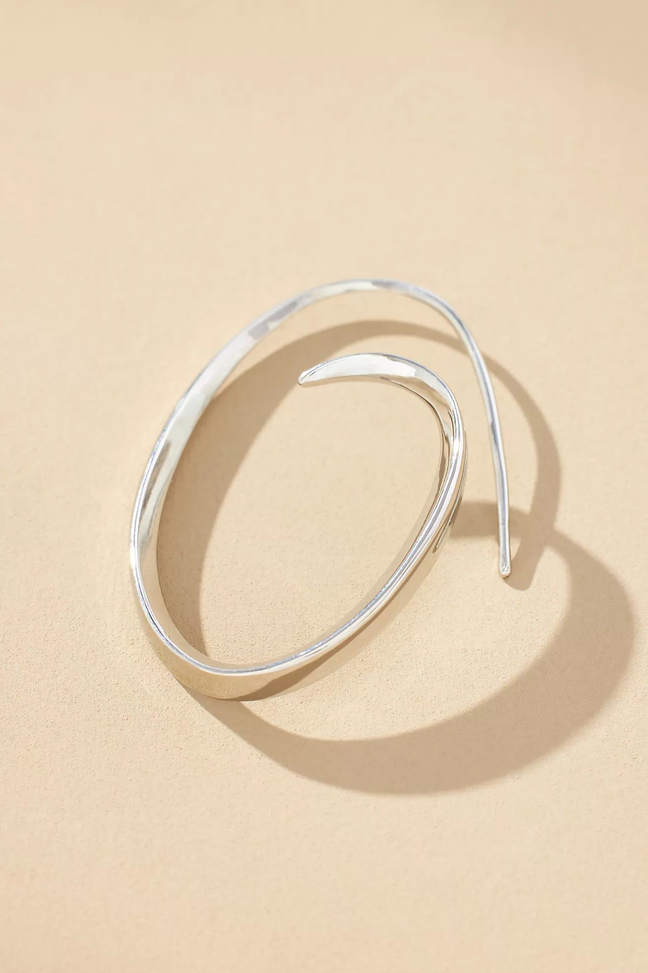 Oval Spiral Hoop Earrings | Anthropologie (US)