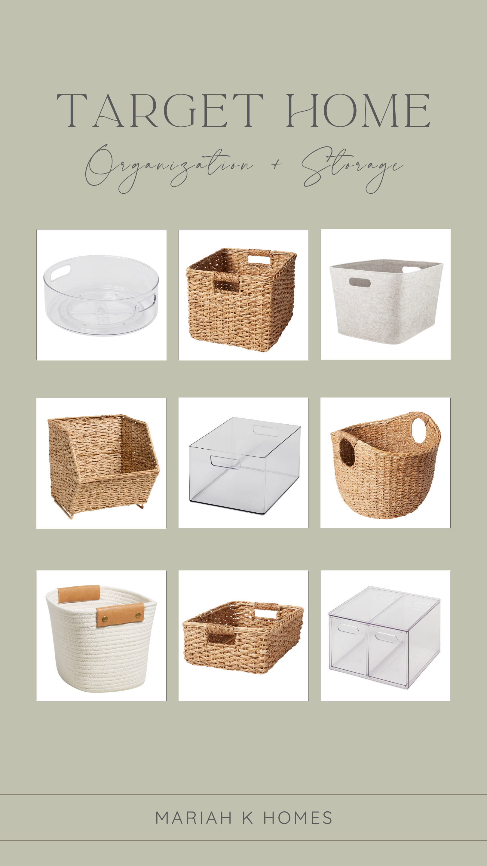 Pretty storage that actually works. Target is one of my favorite places to find storage that’s both functional AND beautiful! From kitchen and pantry organization to bathroom essentials, toy storage, craft supplies, and baskets for blankets, these are pieces you’ll actually want to leave out. #TargetFinds #TargetHome #TargetHomeFinds #Brightroom #StorageSolutions #HomeOrganization #HomeStorage #KitchenOrganization #BathroomOrganization #PantryOrganization #mariahkoehle #mariahkhomes #socialagentcircle #expluxury #exprealty 

 #LTKmomlife #LTKHome #LTKSaleAlert
