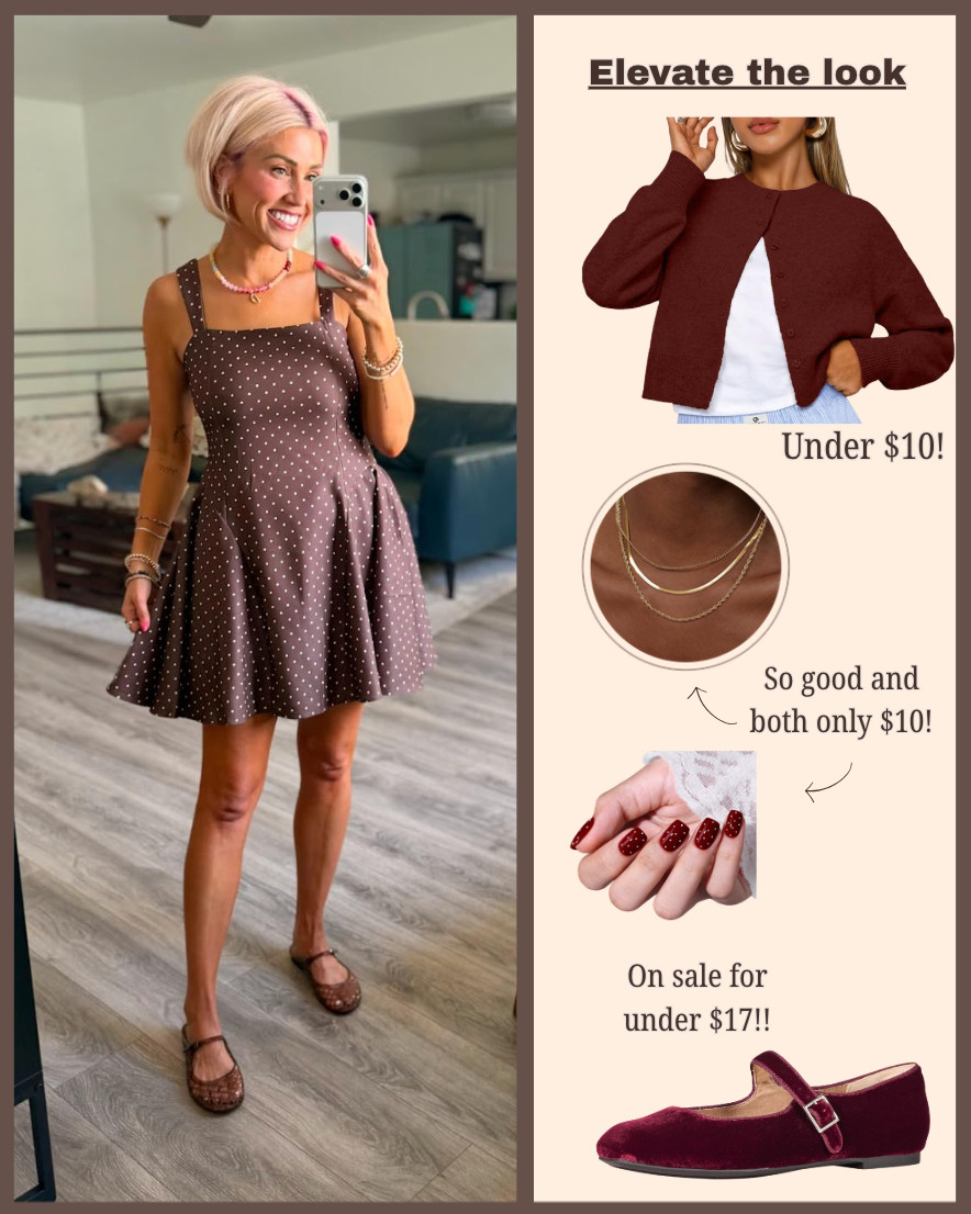 Elevate this look for fall with these chic finds!! This is for sure one of my favorite dresses so to be able to take it into fall is a win!! 

 #LTKootd #LTKSaleAlert