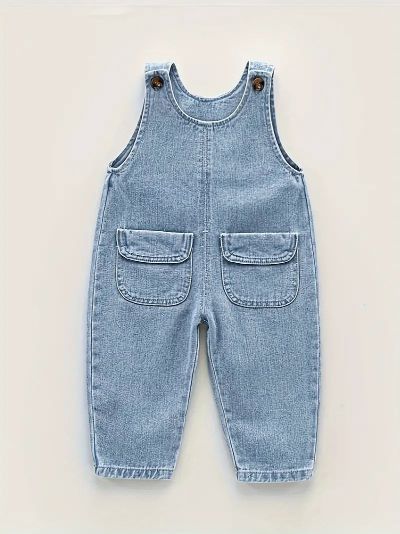 Toddler Boys' Classic Casual Overalls - Soft, Breathable, Adjustable Bib Pants with Elastic Waist... | Temu Affiliate Program