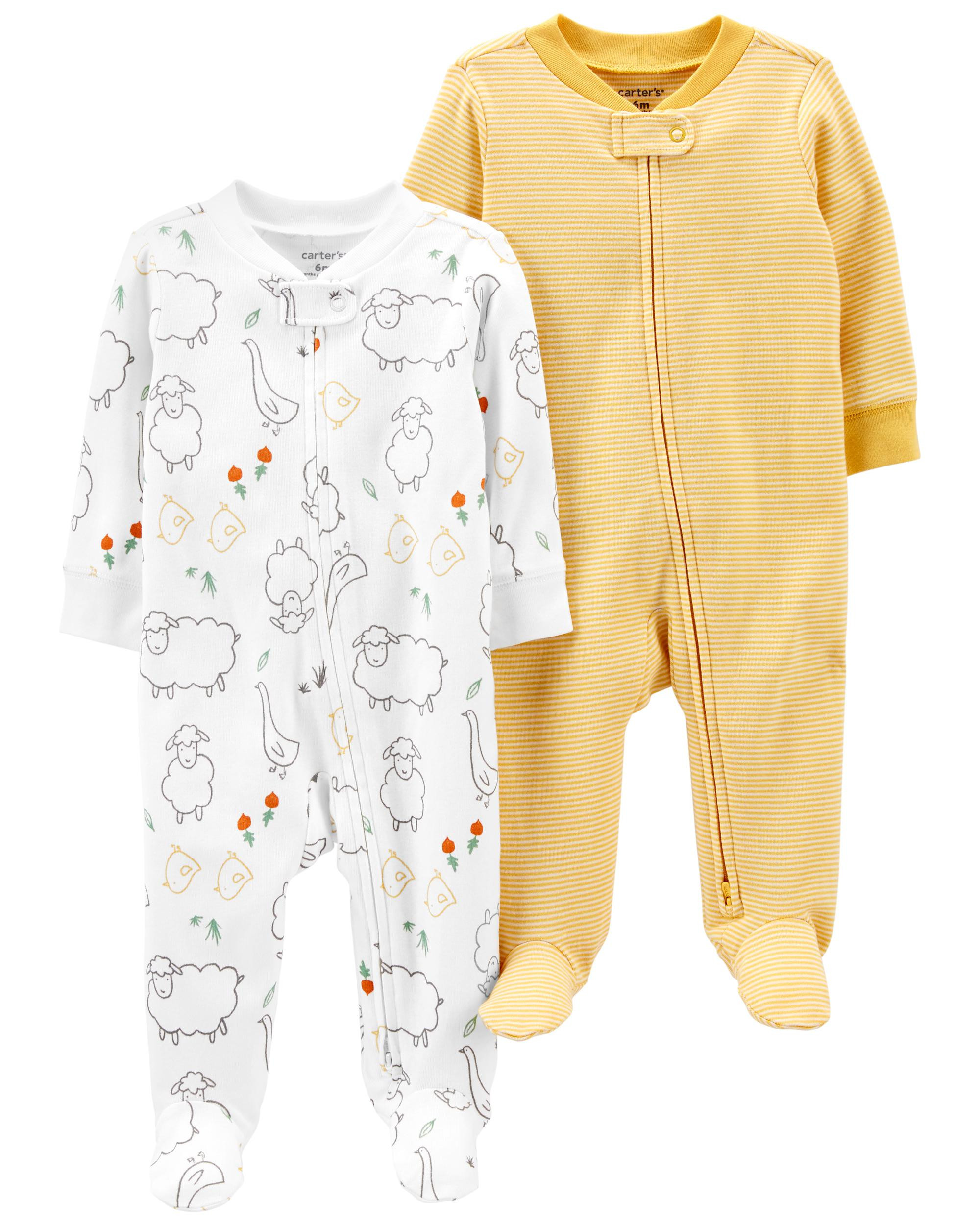 2-Pack Zip-Up Cotton Sleep & Plays | Carter's