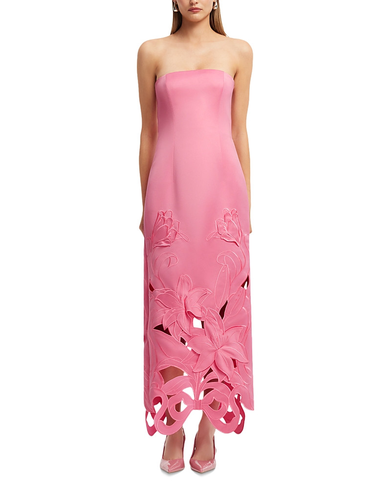 Leo Lin Rayna Applique Bustier Maxi Dress | Bloomingdale's (US)