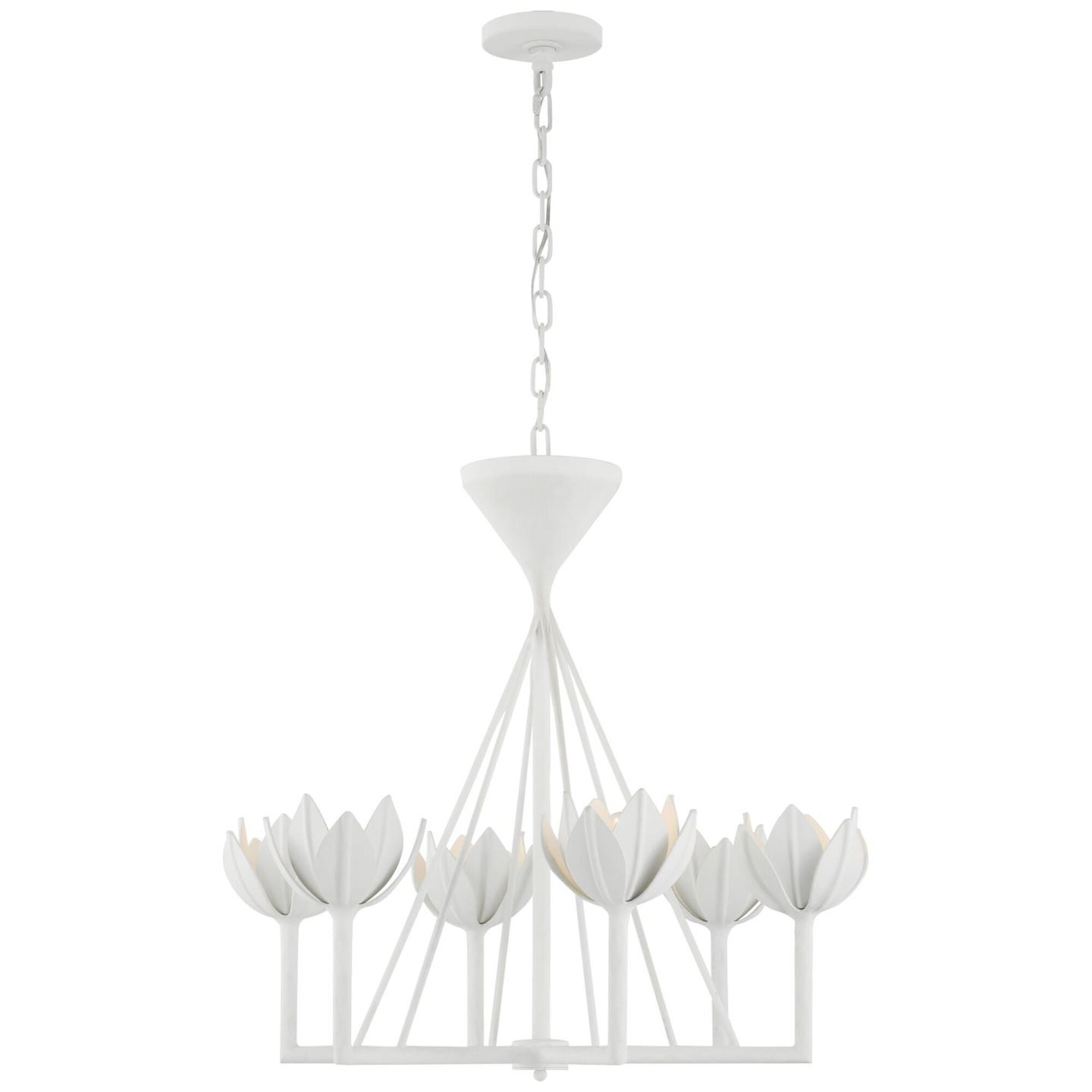 Julie Neill Alberto 28 Inch 6 Light LED Chandelier by Visual Comfort Signature Collection | 1800 Lighting
