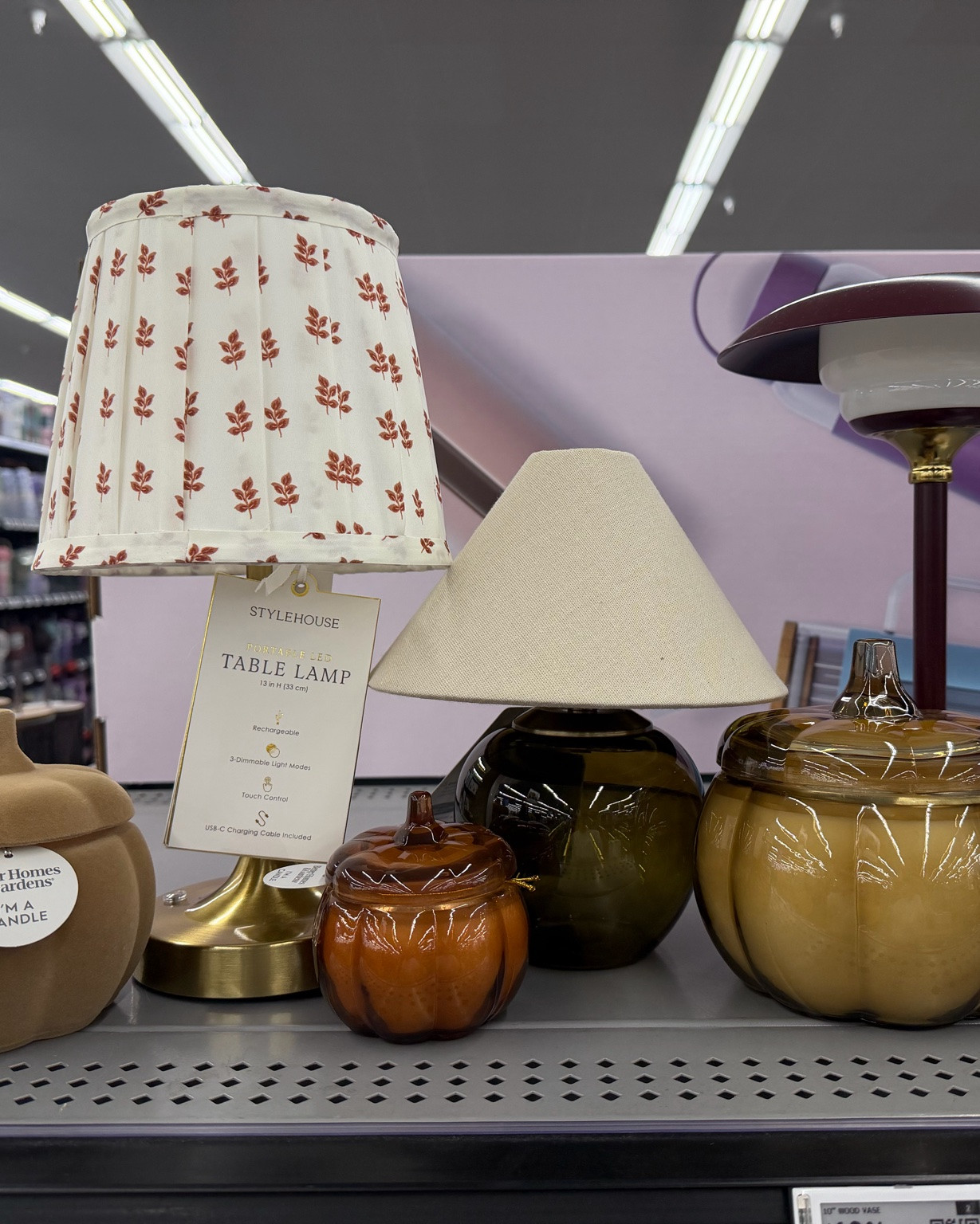 Walmart has the cutest new fall items! These 3 little lamps are adorable. The green little one almost fits in the palm of my hand. It would be adorable in the kitchen or on a shelf. There are so many different pumpkins, that double as candles, and they all smell delicious! my favorite scent is the snickerdoodle one! ￼I have all of them linked below. ￼

#LTKSeasonal #LTKHome
