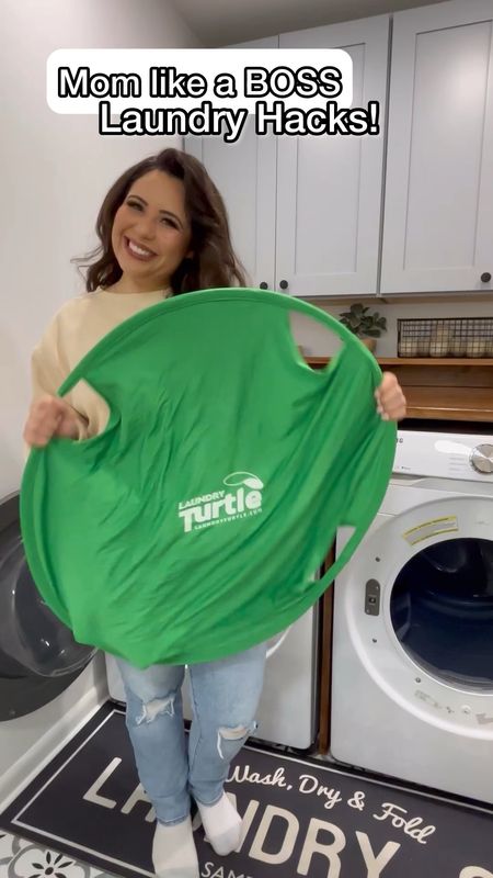 The Laundry Hack you didn’t know you needed! Comment “hack” and I’ll send my favorite laundry supplies right to your DMs! How awesome is this collapsible laundry basket?!? You can get everything out at once and you never have to worry about dripping your clean clothes on the floor (aka my pet peeve). I think if you have elderly family this would make a great gift as well! #momhack #laundryhack #momlife #laundryessentials #momtipsandtricks #lifehack 

#LTKfamily #LTKkids #LTKhome